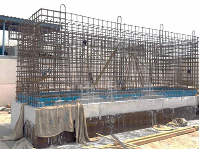 Precast work at Al Shoumoukh facility